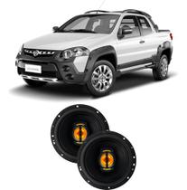 Kit Alto Falante Porta Dianteiro Leson 110wrm Par Vw Saveiro