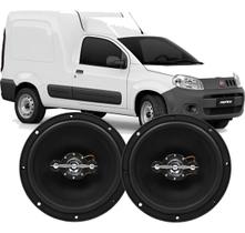 Kit Alto Falante Porta Dianteiro Leson 140wrms Par Fiorino Preto
