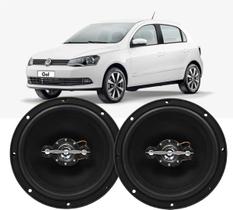 Kit Alto Falante Porta Dianteiro Leson 140wrms Par Vw Gol G5 Preto