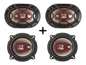Kit Alto Falantes Bravox 6x9' E 5' 240w Rms Falantes Bravox