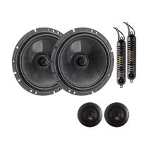 Kit Alto Falantes Bravox CS60-BK 6 Pol 65W Rms 4 Ohms