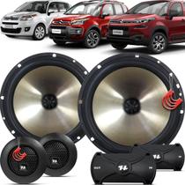 Kit Alto Falantes Dianteiros Aircross e C3 Picasso 2011 Até 2021 - Hurricane Platino Duas Vias 320w
