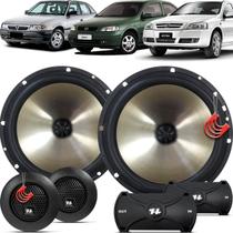 Kit Alto Falantes Dianteiros Chevrolet Astra Hatch 1995 a 2012 - Hurricane Platino Duas Vias 320w Kit Alto Falantes Dianteiros Chevrolet Astra Hatch 1995 a 2012 - Hurricane Platino Duas Vias 320w