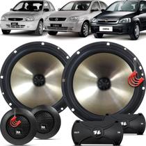 Kit Alto Falantes Dianteiros Chevrolet Corsa Hatch 1994 a 2012 - Hurricane Platino Duas Vias 320w Kit Alto Falantes Dianteiros Chevrolet Corsa Hatch 1994 a 2012 - Hurricane Platino Duas Vias 320w