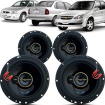 Kit Alto Falantes Dianteiros e Traseiros Chevrolet Classic 2002 até 2016 - Hurricane Aurum 480w Kit Alto Falantes Dianteiros e Traseiros Chevrolet Classic 2002 até 2016 - Hurricane Aurum 480w