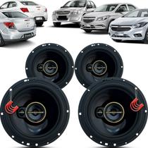 Kit Alto Falantes Dianteiros e Traseiros Chevrolet Prisma 2007 até 2019 - Hurricane Aurum 480w Kit Alto Falantes Dianteiros e Traseiros Chevrolet Prisma 2007 até 2019 - Hurricane Aurum 480w