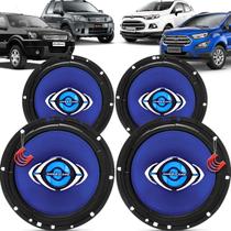 Kit Alto Falantes Dianteiros e Traseiros Ford Ecosport 2004 até 2021 - Hurricane Class 520w