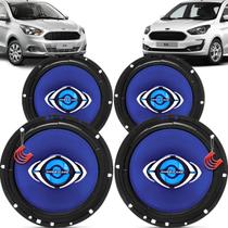 Kit Alto Falantes Dianteiros e Traseiros Ford Ka Hatch e Sedan 2014 até 2021 - Hurricane Class 520w