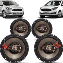 Kit Alto Falantes Dianteiros e Traseiros Ford Ka Hatch Sedan 2014 até 2021 - Hurricane Platino 640w Kit Alto Falantes Dianteiros e Traseiros Ford Ka Hatch Sedan 2014 até 2021 - Hurricane Platino 640w
