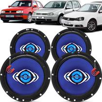 Kit Alto Falantes Dianteiros e Traseiros Volkswagen Golf 1994 até 2013 - Hurricane Class 520w