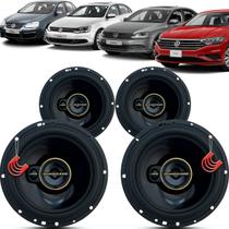 Kit Alto Falantes Dianteiros e Traseiros Volkswagen Jetta 2007 até 2022 - Hurricane Aurum 480w