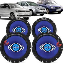 Kit Alto Falantes Dianteiros e Traseiros Volkswagen Polo 2002 até 2014 - Hurricane Class 520w