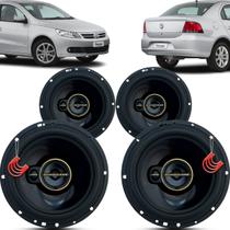 Kit Alto Falantes Dianteiros e Traseiros Volkswagen Voyage G5 2008 até 2012 - Hurricane Aurum 480w Kit Alto Falantes Dianteiros e Traseiros Volkswagen Voyage G5 2008 até 2012 - Hurricane Aurum 480w