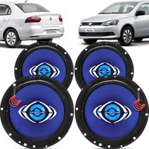 Kit Alto Falantes Dianteiros e Traseiros Volkswagen Voyage G6 2013 até 2016 - Hurricane Class 520w