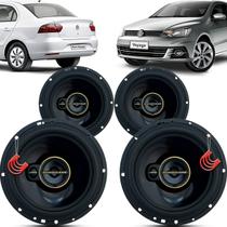 Kit Alto Falantes Dianteiros e Traseiros Volkswagen Voyage G7 2017 até 2018 - Hurricane Aurum 480w
