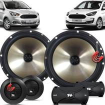 Kit Alto Falantes Dianteiros Ka Hatch e Ka+ Sedan 2014 até 2021 - Hurricane Platino Duas Vias 320w Kit Alto Falantes Dianteiros Ka Hatch e Ka+ Sedan 2014 até 2021 - Hurricane Platino Duas Vias 320w