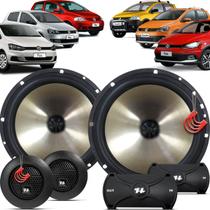 Kit Alto Falantes Dianteiros Volkswagen Fox Crossfox 2003 a 2022 - Hurricane Platino Duas Vias 320w Kit Alto Falantes Dianteiros Volkswagen Fox Crossfox 2003 a 2022 - Hurricane Platino Duas Vias 320w