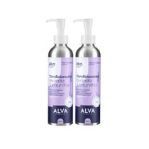 Kit Alva Condicionador Cabelos Normais e Secos Lavanda e Baunilha Com 2 Unidades De 250ml