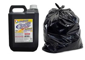 Kit Alvejante 5Litros 3Und) + Lixo 60L 4Nd) +100L Super (2Nd Kit Alvejante 5Litros 3Und) + Lixo 60L 4Nd) +100L Super (2Nd