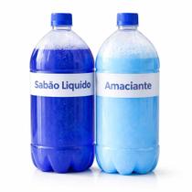 Kit Amaciante e Sabão Líquido Artesanal - garrafas de 2lts