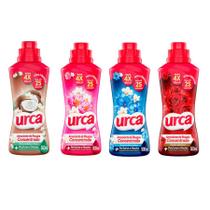 Kit Amaciantes Concentrado Urca - Floral 500ml + Paixão Sedutora 500ml + Ternura 500ml + Brisa 500