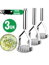 Kit Amassador de Batata Alimentos Utensílio de cozinha Aço inoxidável Kit Amassador de Batata Alimentos Utensílio de cozinha Aço inoxidável