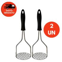 Kit Amassador Espremedor Batata Alimentos Legumes Purê Feijão Manual Inox Reforçado Kit Amassador Espremedor Batata Alimentos Legumes Purê Feijão Manual Inox Reforçado