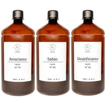 Kit Âmbar Organizador Minimalista Recipiente Lavanderia 1L Kit Âmbar Organizador Minimalista Recipiente Lavanderia 1L