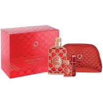Kit Amber Rouge Eau de Parfum ( Perfume 80ml + Perfume 7,5ml + Atomizador + Nécessaire )