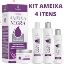 Kit Ameixa - Shampoo, Condicionador, Máscara e Creme de Pentear - Bio Instinto