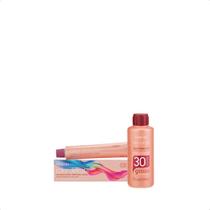 Kit Amend Color Delicaté Coloração 8.4 Louro Claro Acobreado + Água Oxigenada Vol 30