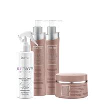 Kit Amend Luxe Creations Blonde Care Shampoo Condicionador Máscara e Fluído Antiumidade (4 produtos)