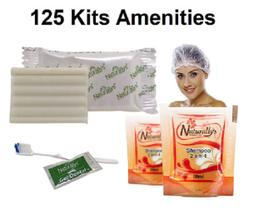 Kit Amenities Hotel, Motel Ou Pousada - 4 Itens - 125 Kits
