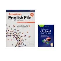 Kit: American English File: Level 4: Student Book/Workbook Multi-Pack B with Online Practice + Dicionário Oxford Escolar Kit: American English File: Level 4: Student Book/Workbook Multi-Pack B with Online Practice + Dicionário Oxford Escolar
