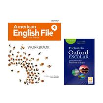 Kit: American English File: Level 4: Workbook (American English File) + Dicionário Oxford Escolar