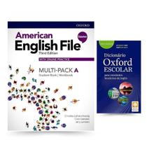 Kit: American English File Starter a - Multi-Pack - 3Rd Ed + Dicionário Oxford Escolar