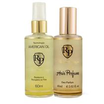Kit American Oil Serum + Hair Perfume Robson Peluquero 2x60ML Kit American Oil Serum + Hair Perfume Robson Peluquero 2x60ML