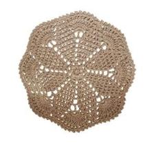 Kit Americano Sousplat de Mesa em Crochê - 4 peças