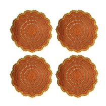 Kit Americano Sousplat de Mesa em Crochê - 4 peças