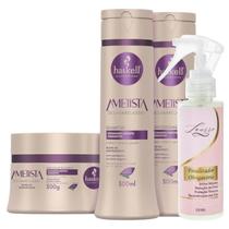 Kit Ametista Shampoo + Cond + Máscara 300ml + Finalizador Obrigatório Lourre 120ml Kit Ametista Shampoo + Cond + Máscara 300ml + Finalizador Obrigatório Lourre 120ml