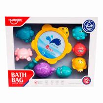 Kit Amiguinhos para Banho Fundo do Mar 8 pçs HE0249 - COML Belatorre