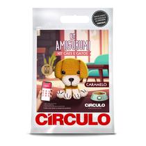 Kit Amigurumi Cães e Gatos 13cm - Cor 7 Caramelo Circulo
