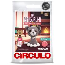 Kit Amigurumi Cães e Gatos Círculo - Persa