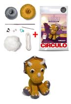 Kit Amigurumi Coleção Dinos Circulo Und - Baby Triceratops Kit Amigurumi Coleção Dinos Circulo Und - Baby Triceratops