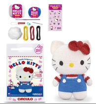 Kit Amigurumi Coleção Hello Kitty Circulo Cor 01- Blusa Listrada