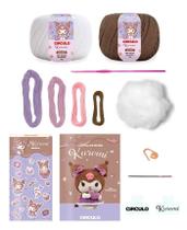 Kit Amigurumi Coleção Hello Kitty & Friends Kuromi - Cor 7 Kit Amigurumi Coleção Hello Kitty & Friends Kuromi - Cor 7