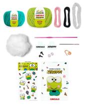 Kit Amigurumi Coleção Hello Kitty & Friends Sapo Keroppi Kit Amigurumi Coleção Hello Kitty & Friends Sapo Keroppi