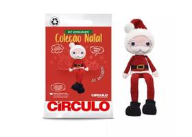 Kit amigurumi coleção natal 24 cor 1 papai noel aprox. 32 cm Kit amigurumi coleção natal 24 cor 1 papai noel aprox. 32 cm