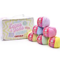 Kit Amigurumi Cores e Tons Candy Color - 6 unidades - CÍRCULO