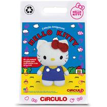 Kit Amigurumi Hello Kitty Círculo - Blusa Amarela